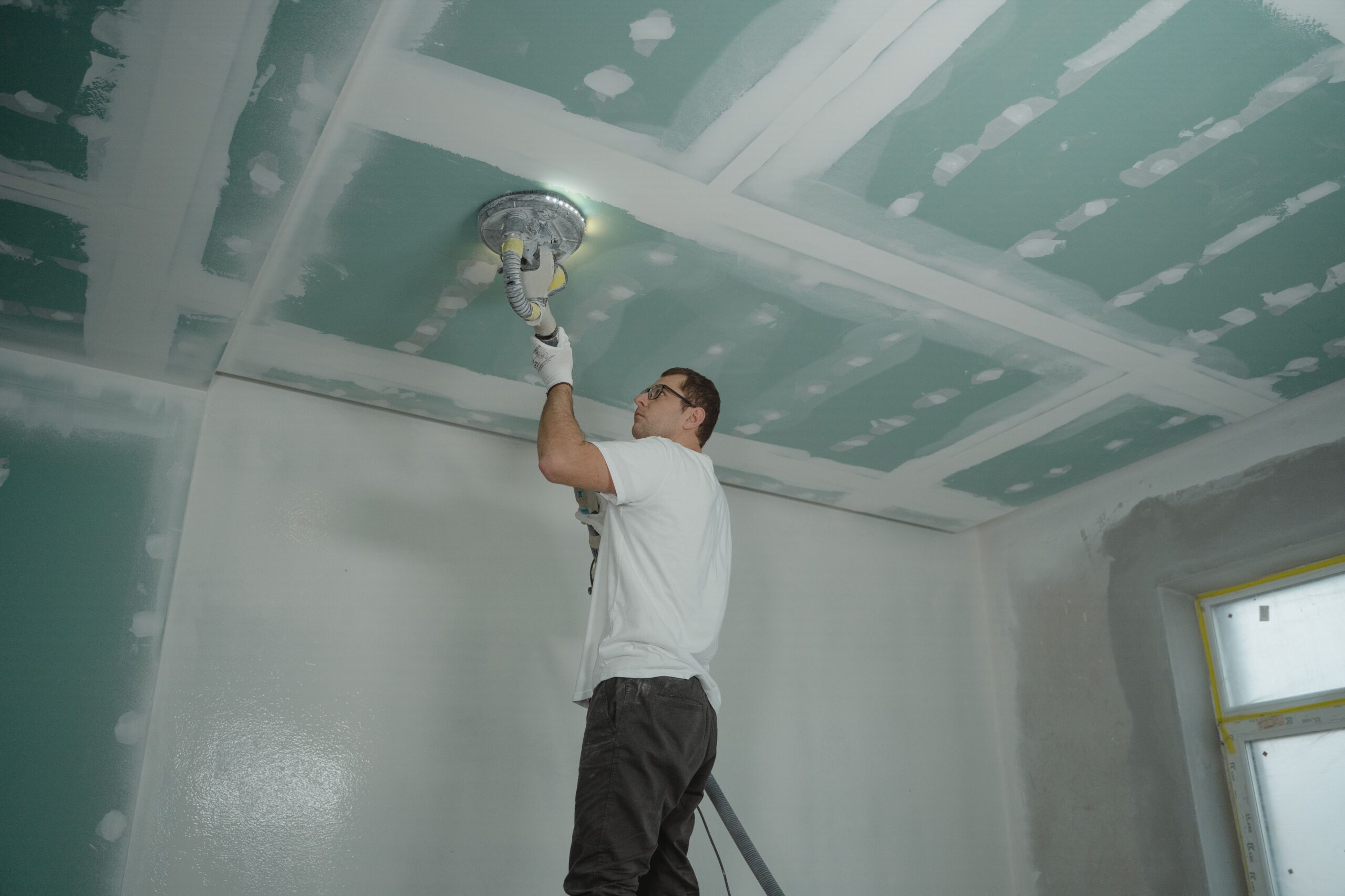 how to repair ceiling drywall